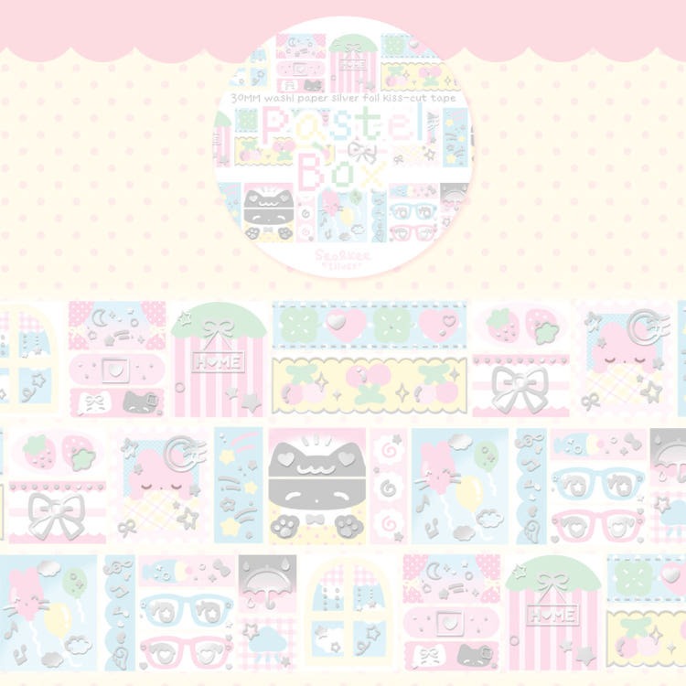 Seolkee Illust - pastel box 30mm kisscut tape