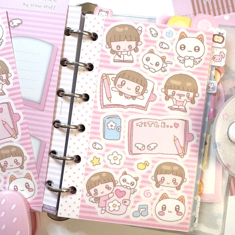 slow stuff - diary sticker