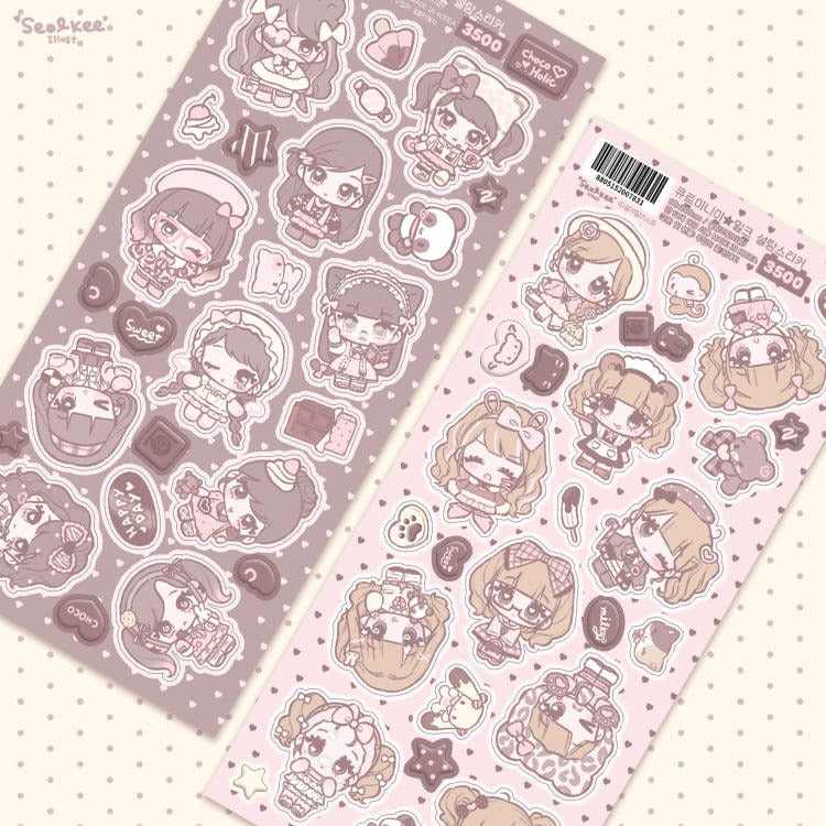 Seolkee Illust - cute mini me sticker
