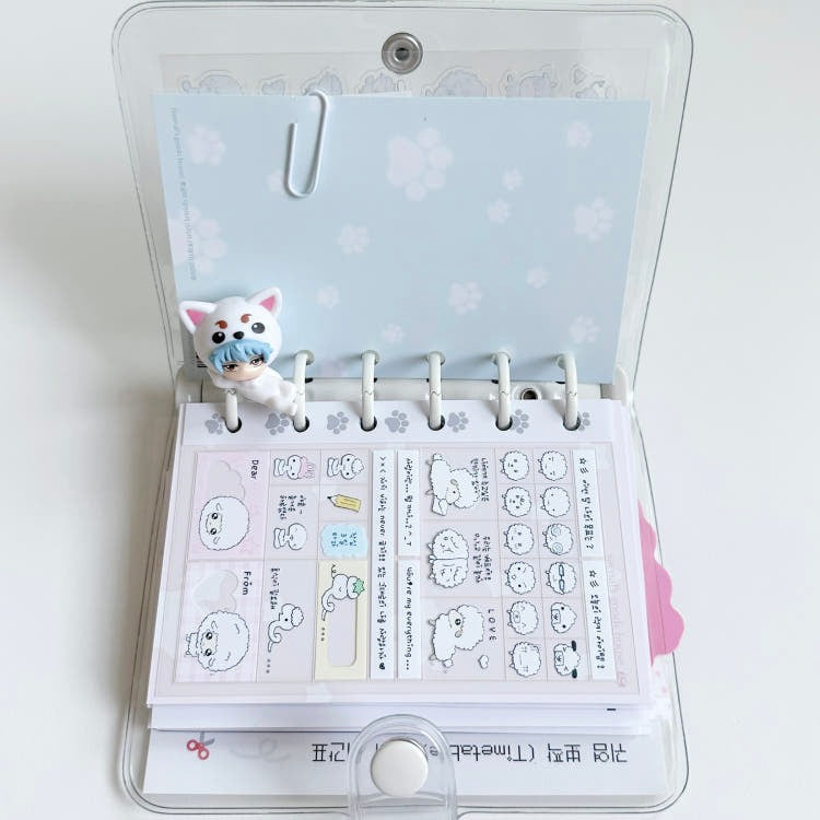 saenal - curly diary sticker sheet