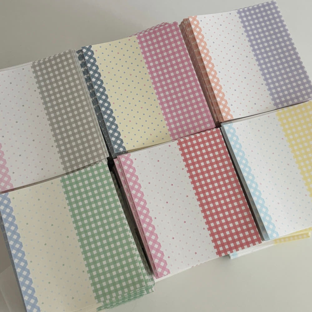the glint of - mixed pattern memo sticker sheet