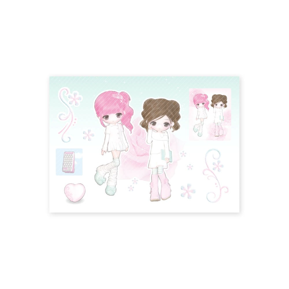 coraltree - white look sticker