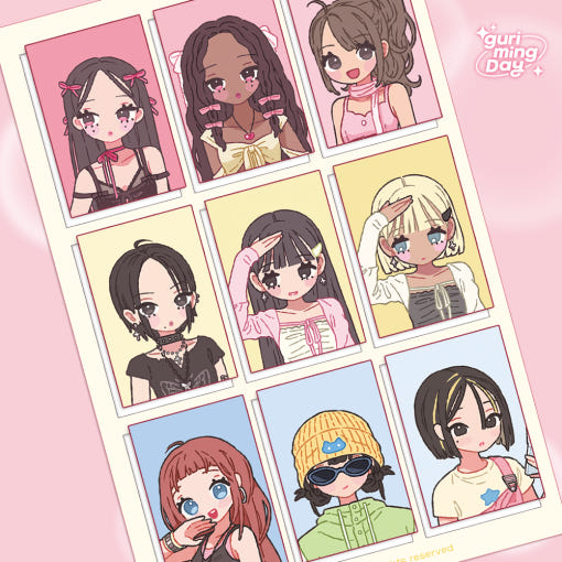 ♡ guriming day - Guri film sticker