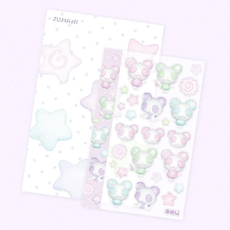 Jumani - panda lovers club sticker