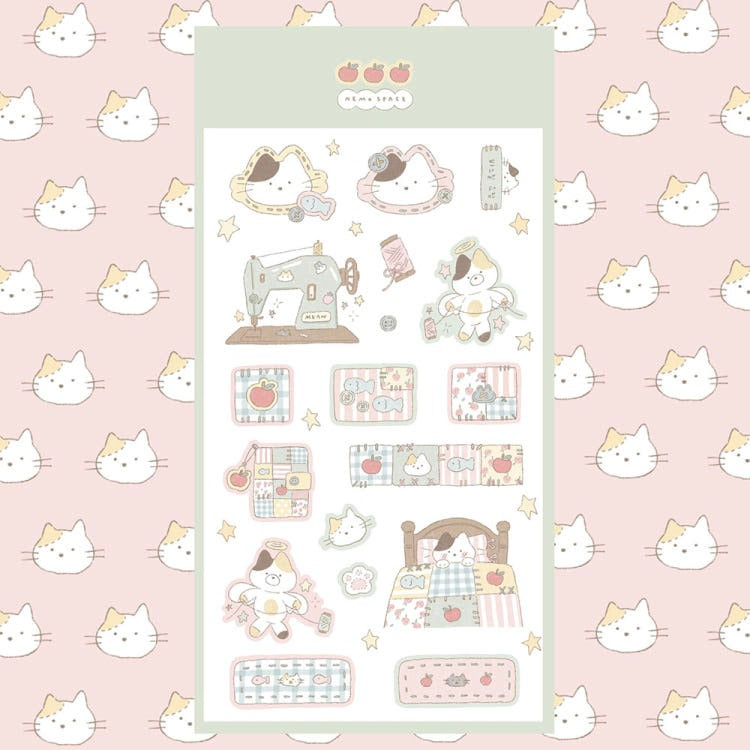 nemo space - sewing fairy sheet sticker