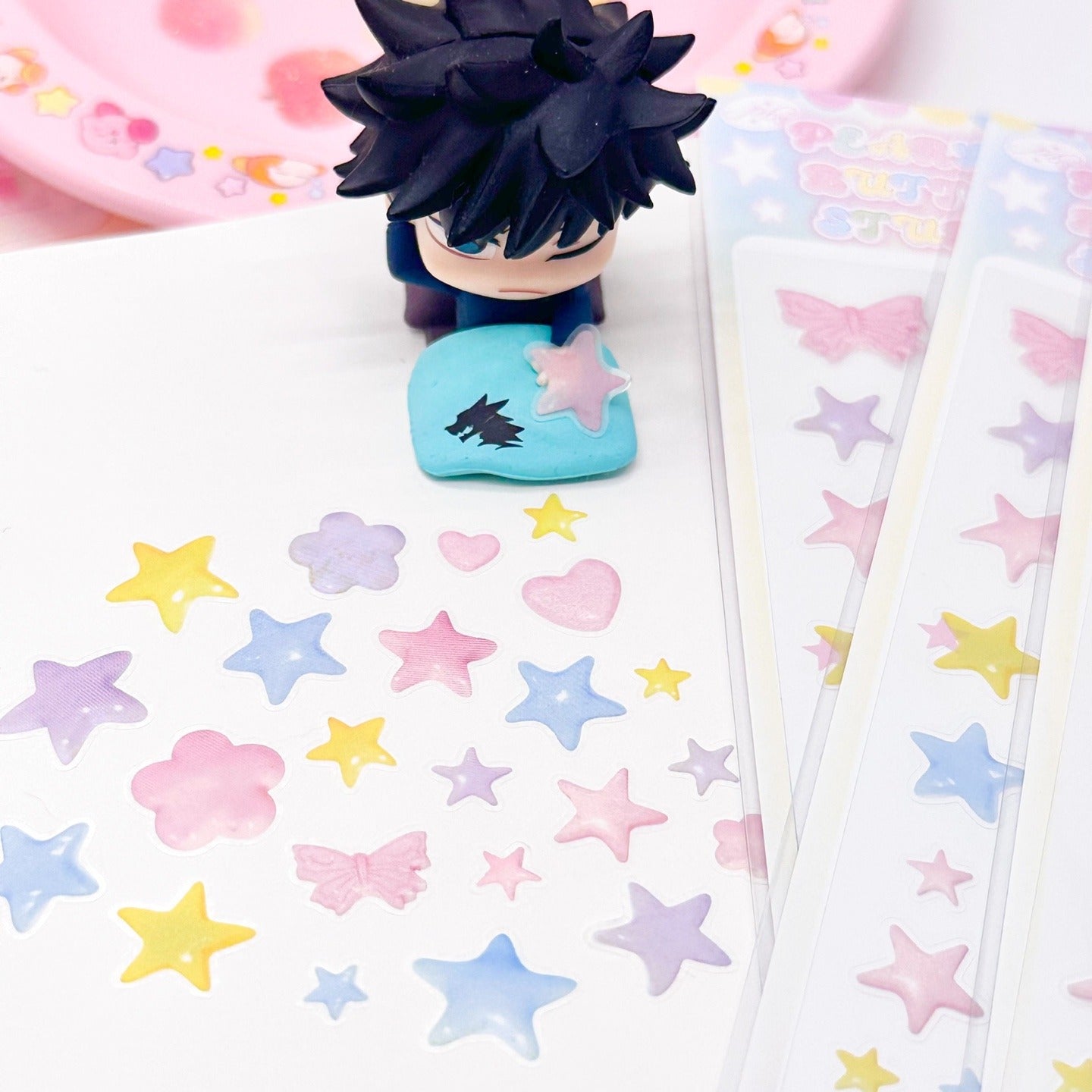 ♡ Pearly Button - Squishy Deco Sticker
