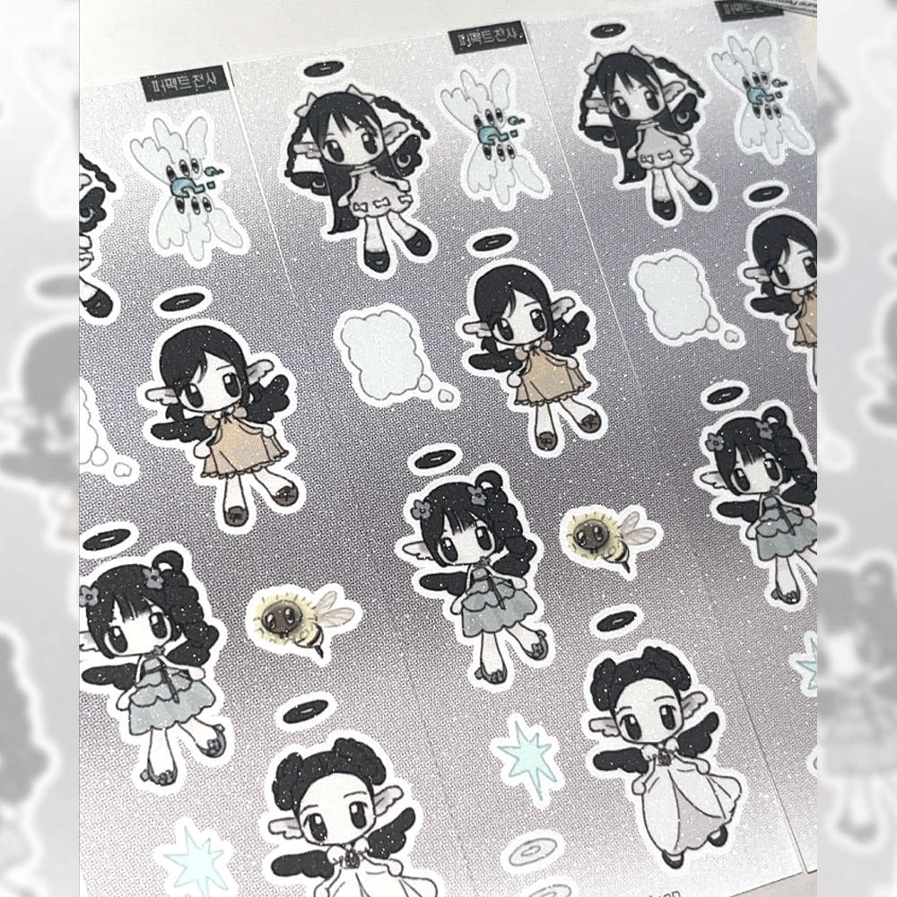 yyoinnn - perfect angel sticker sheet