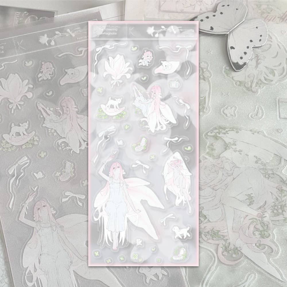 huae - magnolia sticker sheet