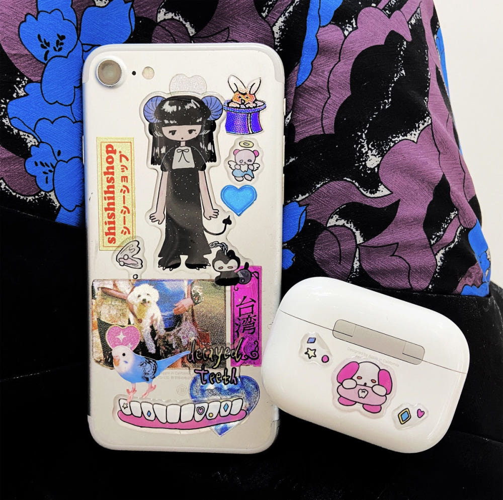 Sunonebird - SOS ! 3D glitter sticker