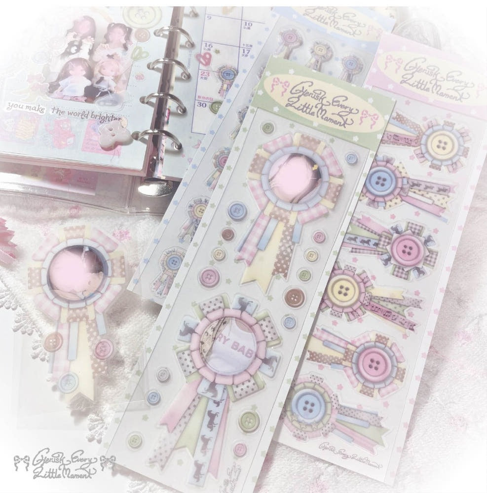 cherish203 - creamy candy rosette sticker