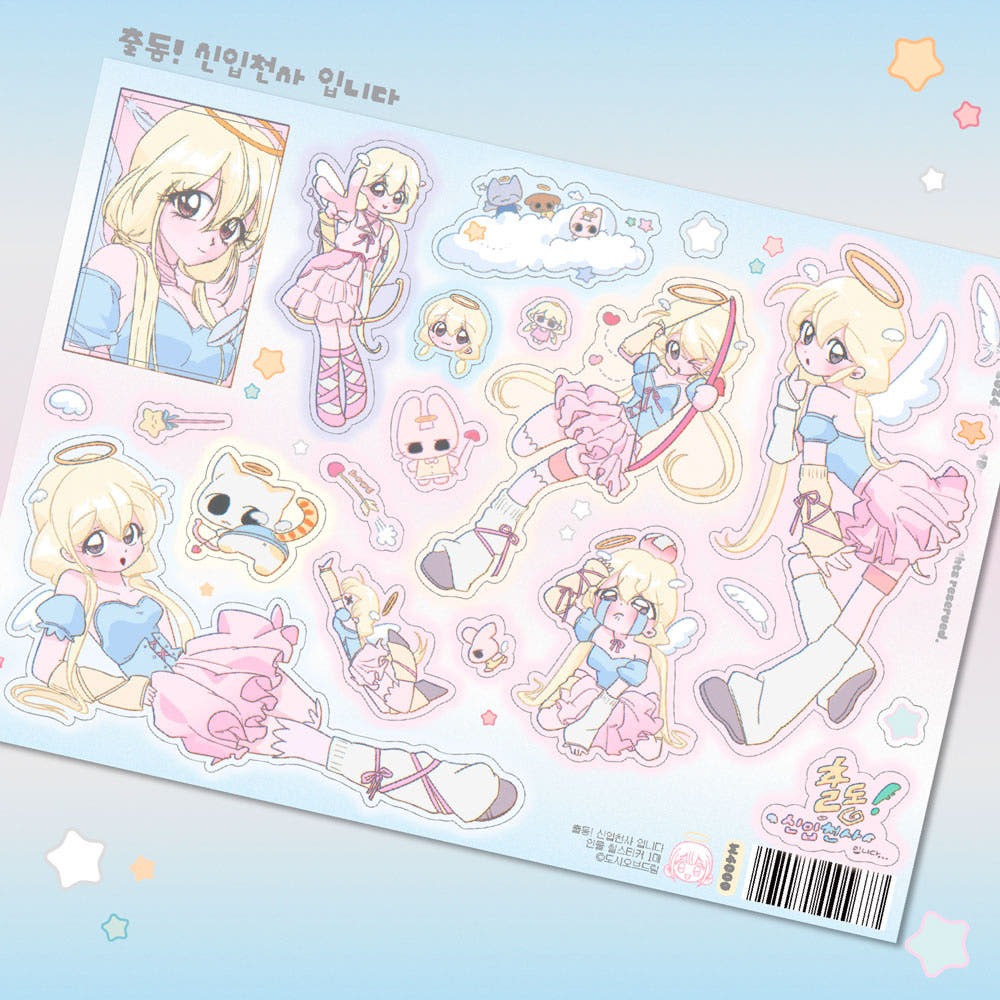 dociofdreams - angel sticker sheet