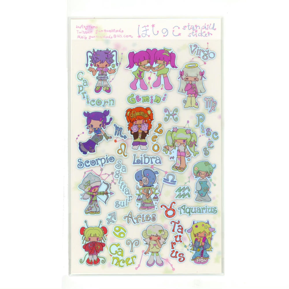 Sunonebird - Constellation Girl sticker