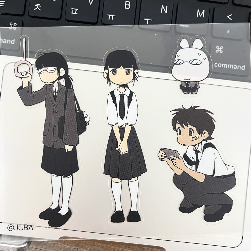 JUBA - Subway students matte transparent sticker