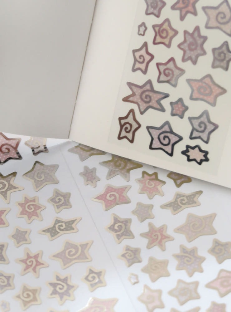 st2krs - star pebbles sticker sheet