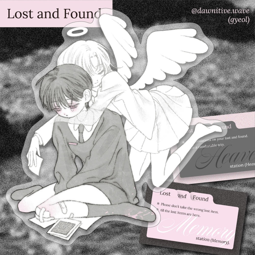 dawnitive.wave - Lost and Found Sticker