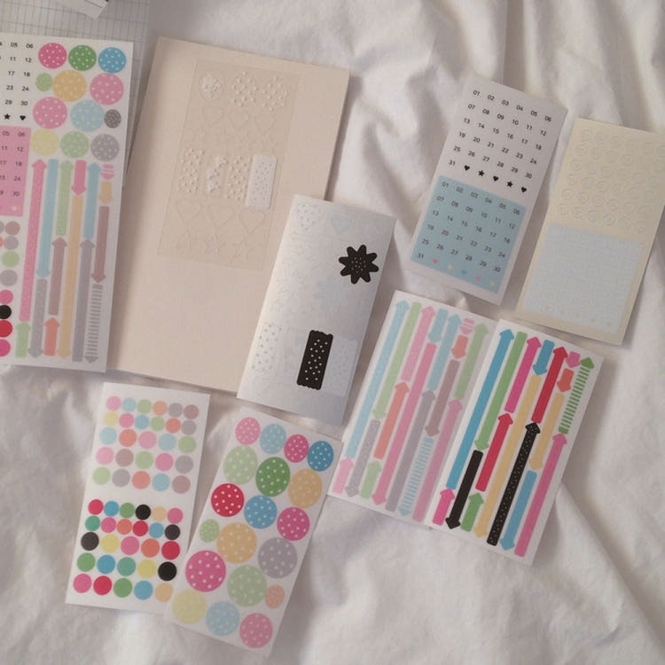 iostudio - monthly deco Sticker Set