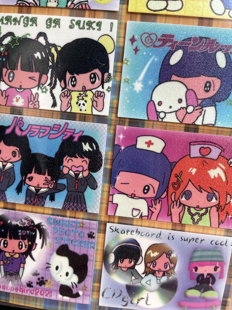 Sunonebird - PURIKURA square hologram sticker