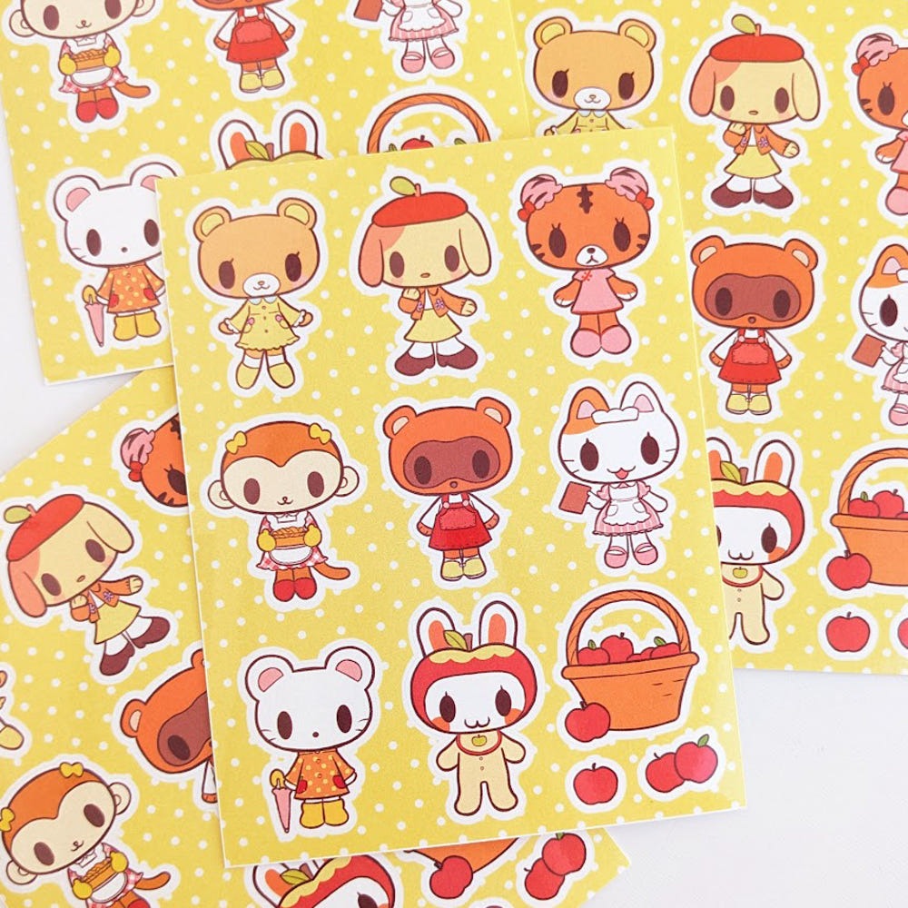 heartwarmingclub - sagwa sticker sheet