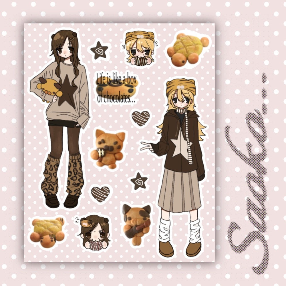 Saako - Choco Sticker