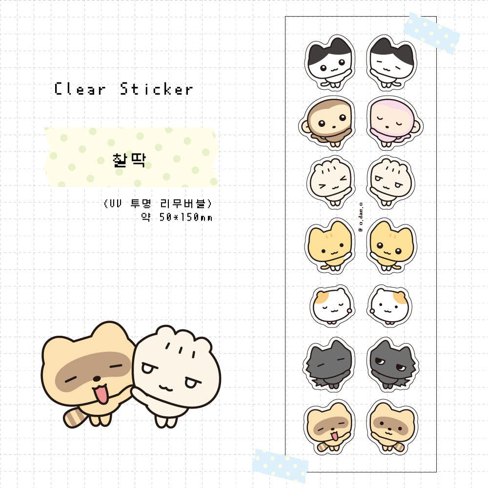 odaeo - chalddak sticker sheet
