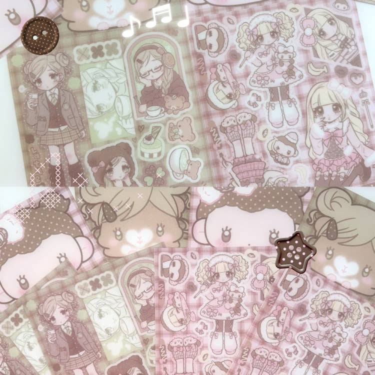 Seolkee Illust - matcha choco sticker