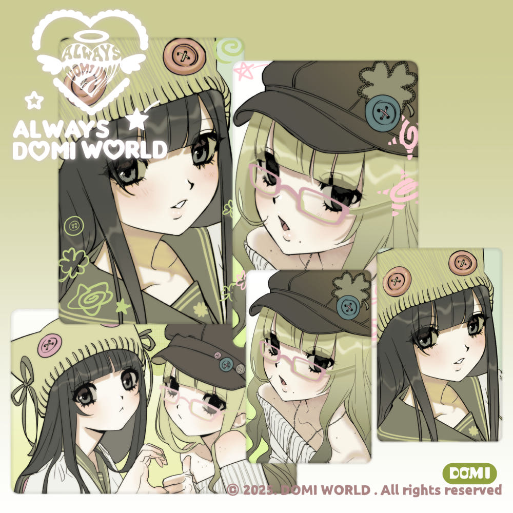 Domi world - Matcha photocard