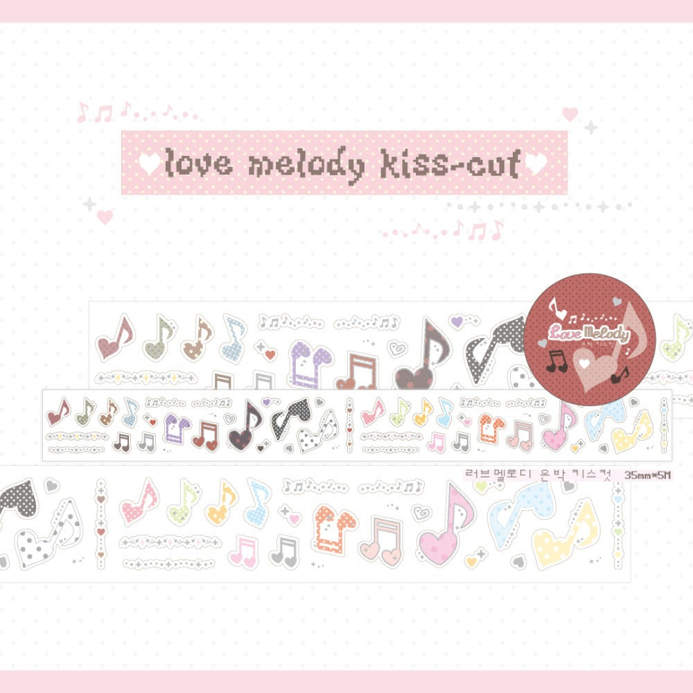 yoyori - love melody kisscut tape