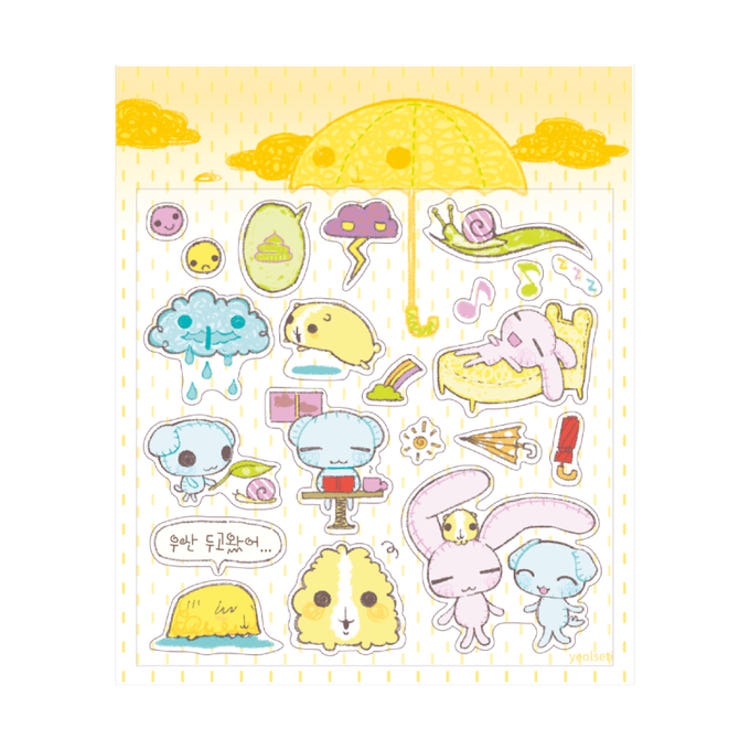 yeolse - raining sticker