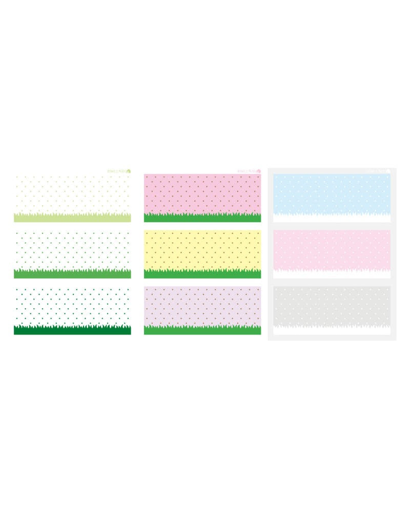 loverspickme - grass memo sheet sticker