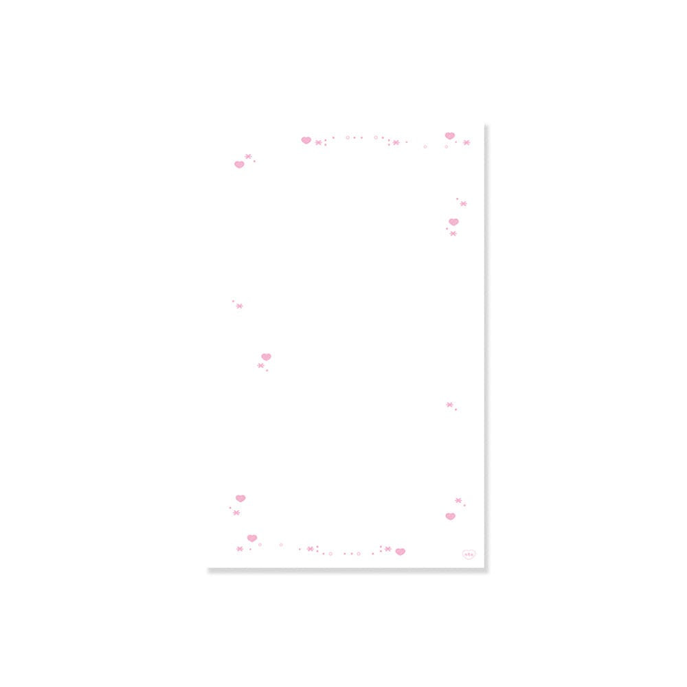 nevertheless - A6 pixel heart diary refill paper