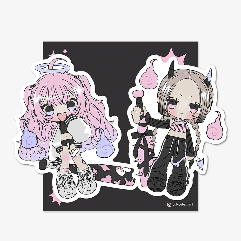 ugly cute - Cute horror show SD sticker