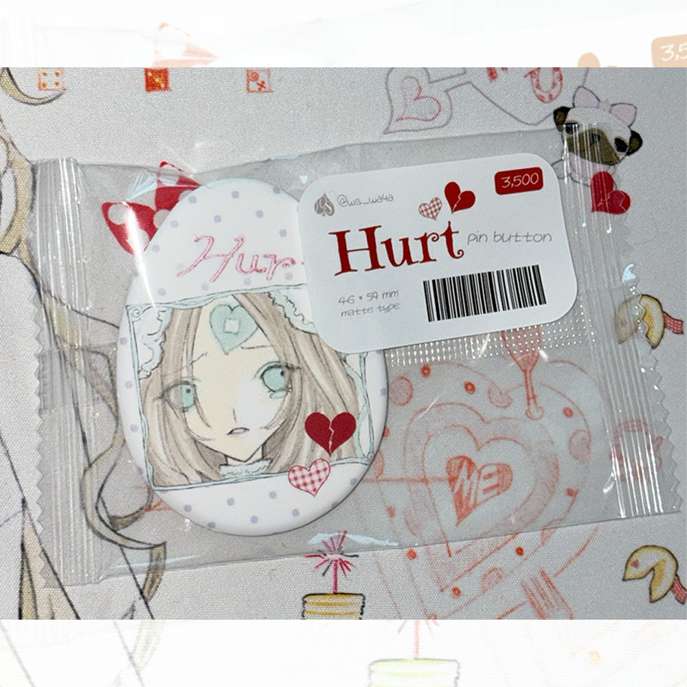wasa - Hurt pin button