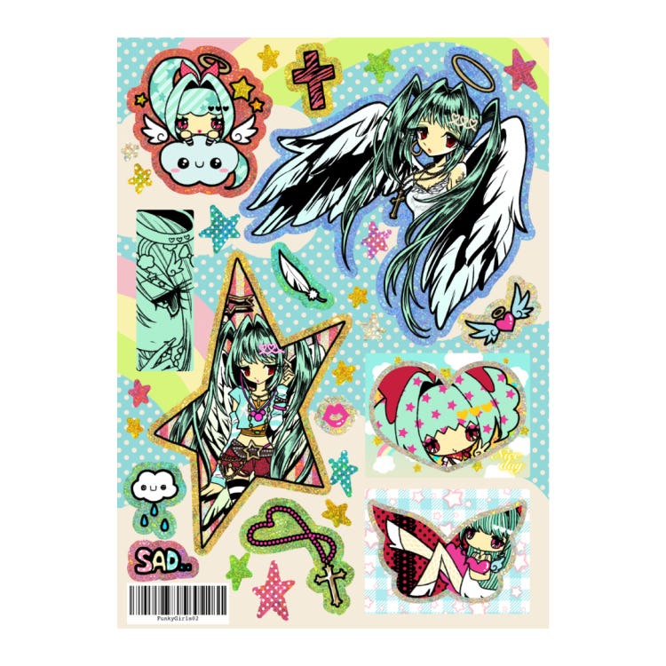 yamyam - angel ring sticker