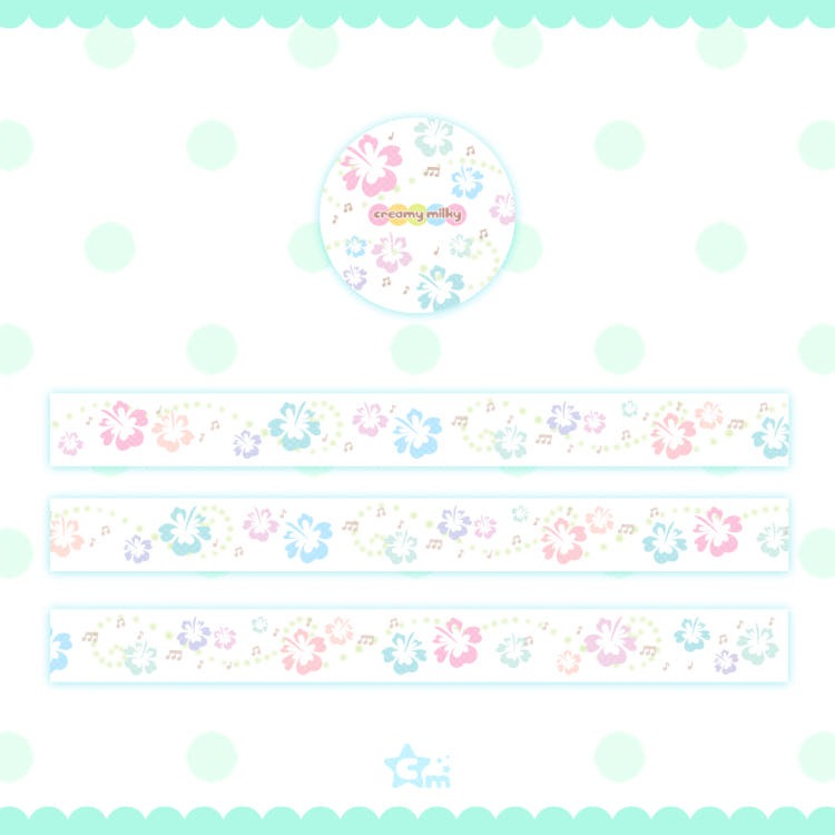 Creamy Milky - Flower Tape