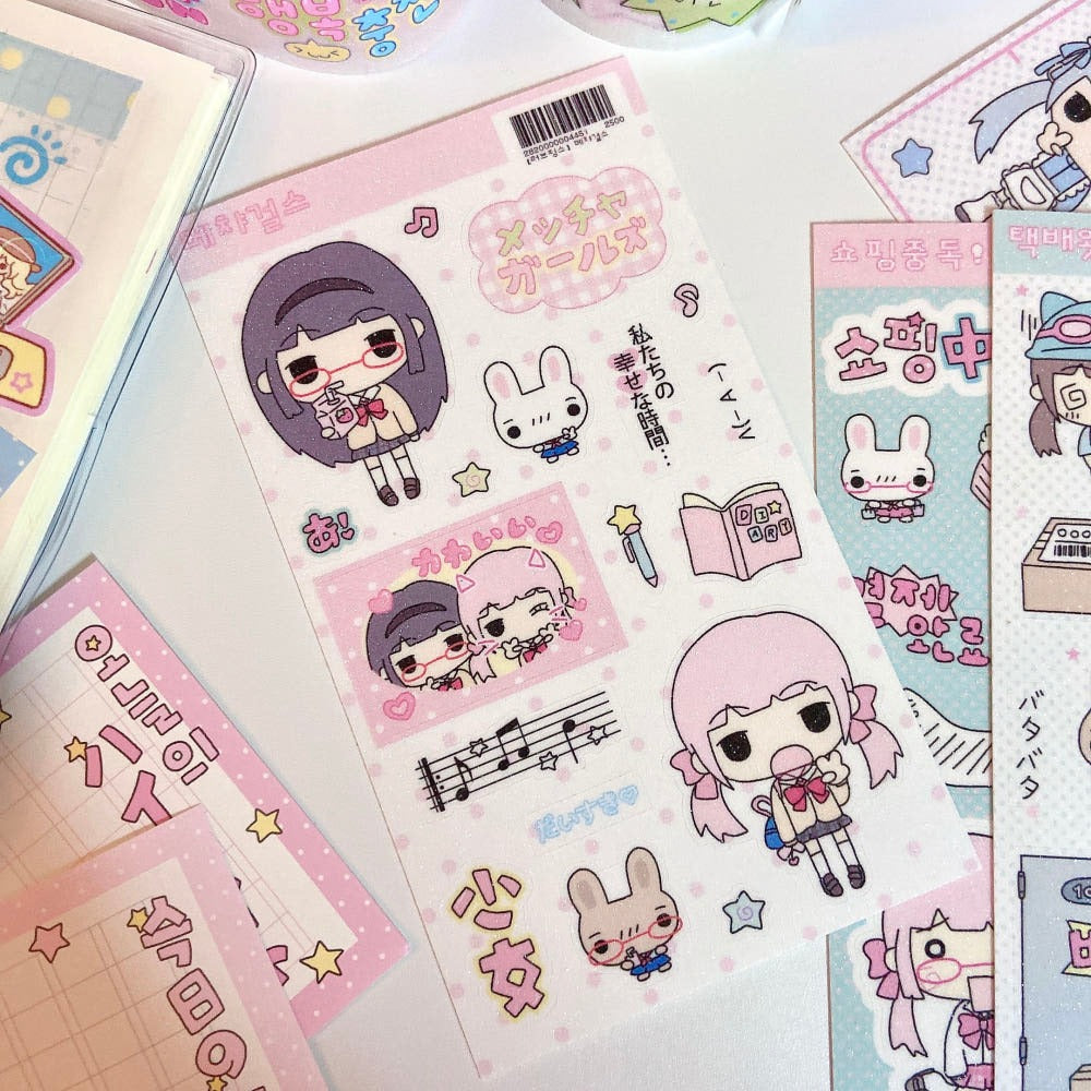 love things - girls sticker