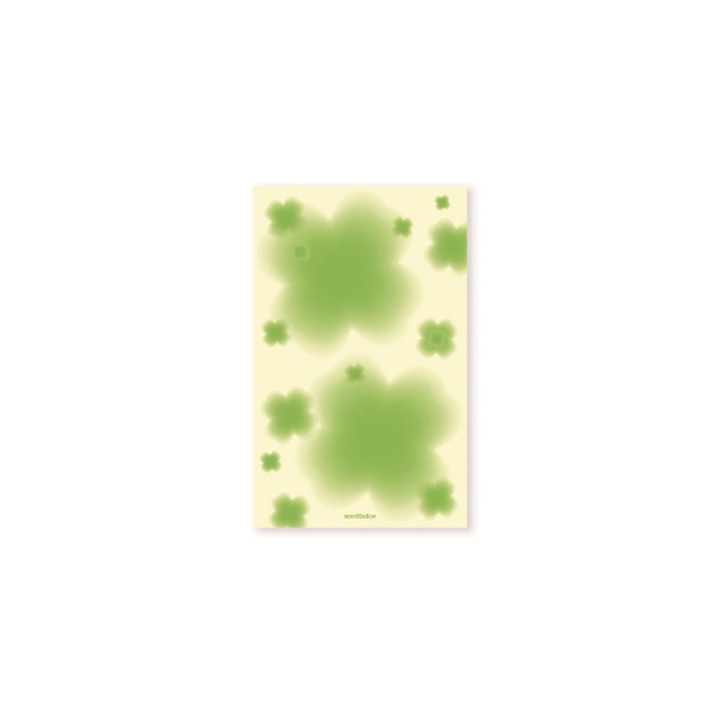 nevertheless - A6 clover diary refill paper