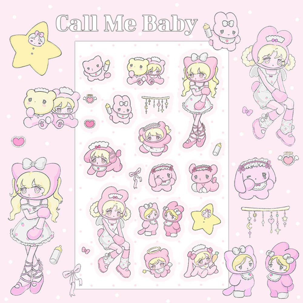 fantasia - call me baby sticker