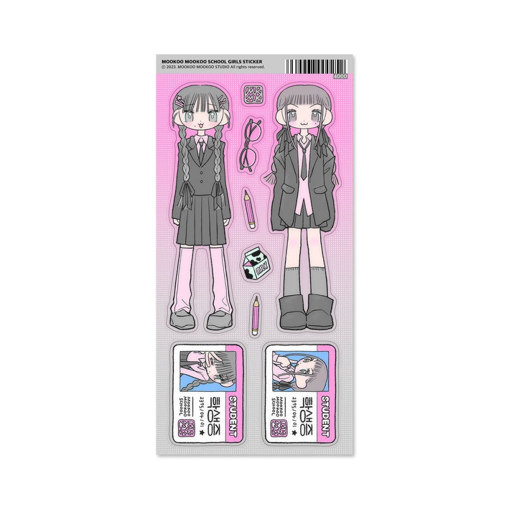 mookoomookoostudio - girls sticker