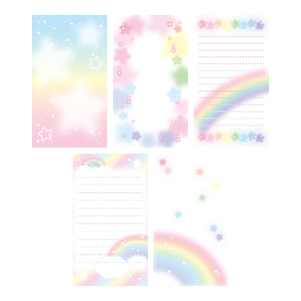 nevertheless - rainbow memo sheet sticker