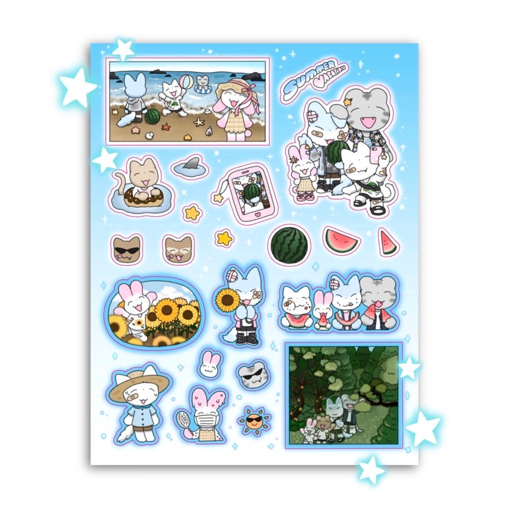 arsene - summer vacation sticker