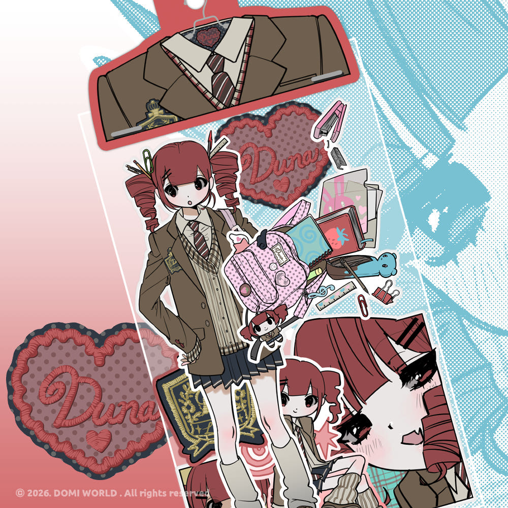 Domi world - Duna student sticker