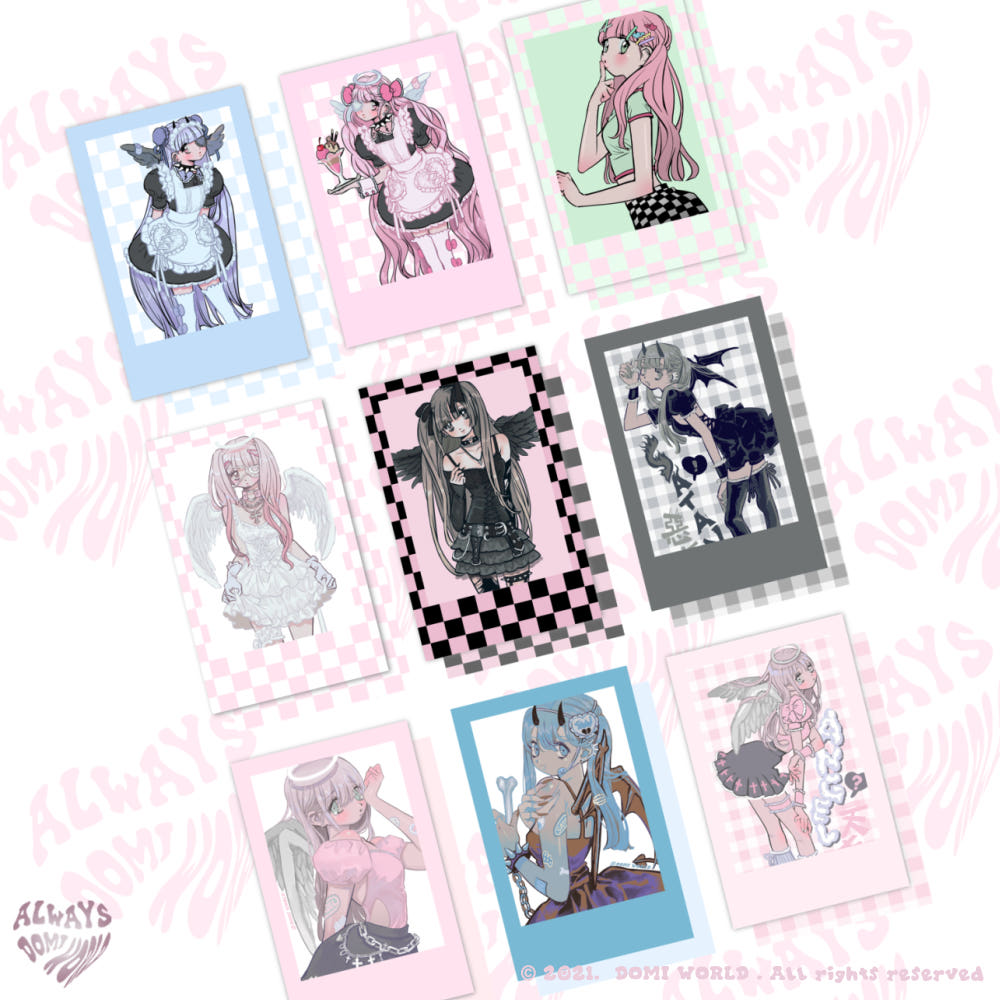 Domi world - 9pcs polaroid pack