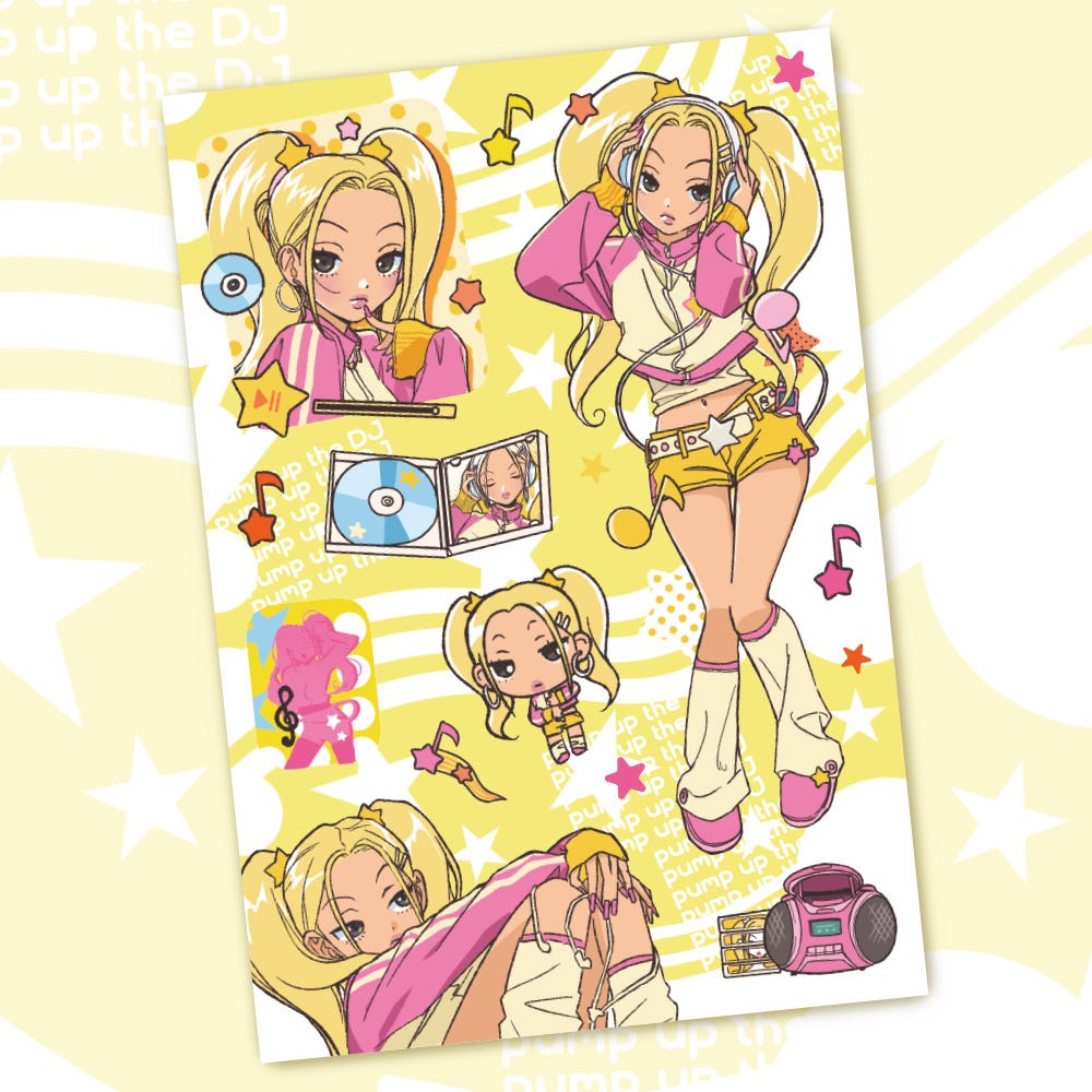 chuchuhae - pump up the dj sticker