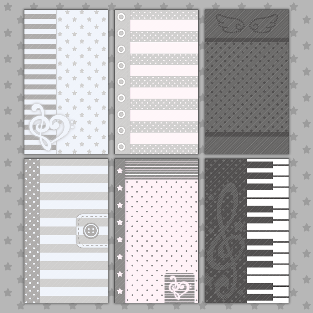 sinekeem - black and white backgroun memo sheet sticker