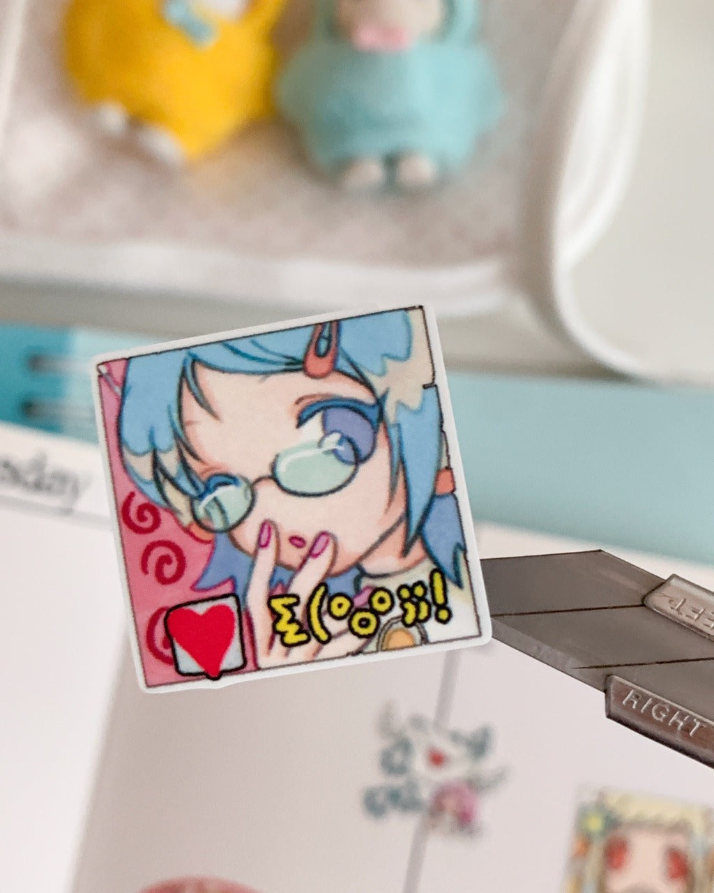 ♡ Oliwa - My Pixel Angel Roll Sticker Kiss Cut