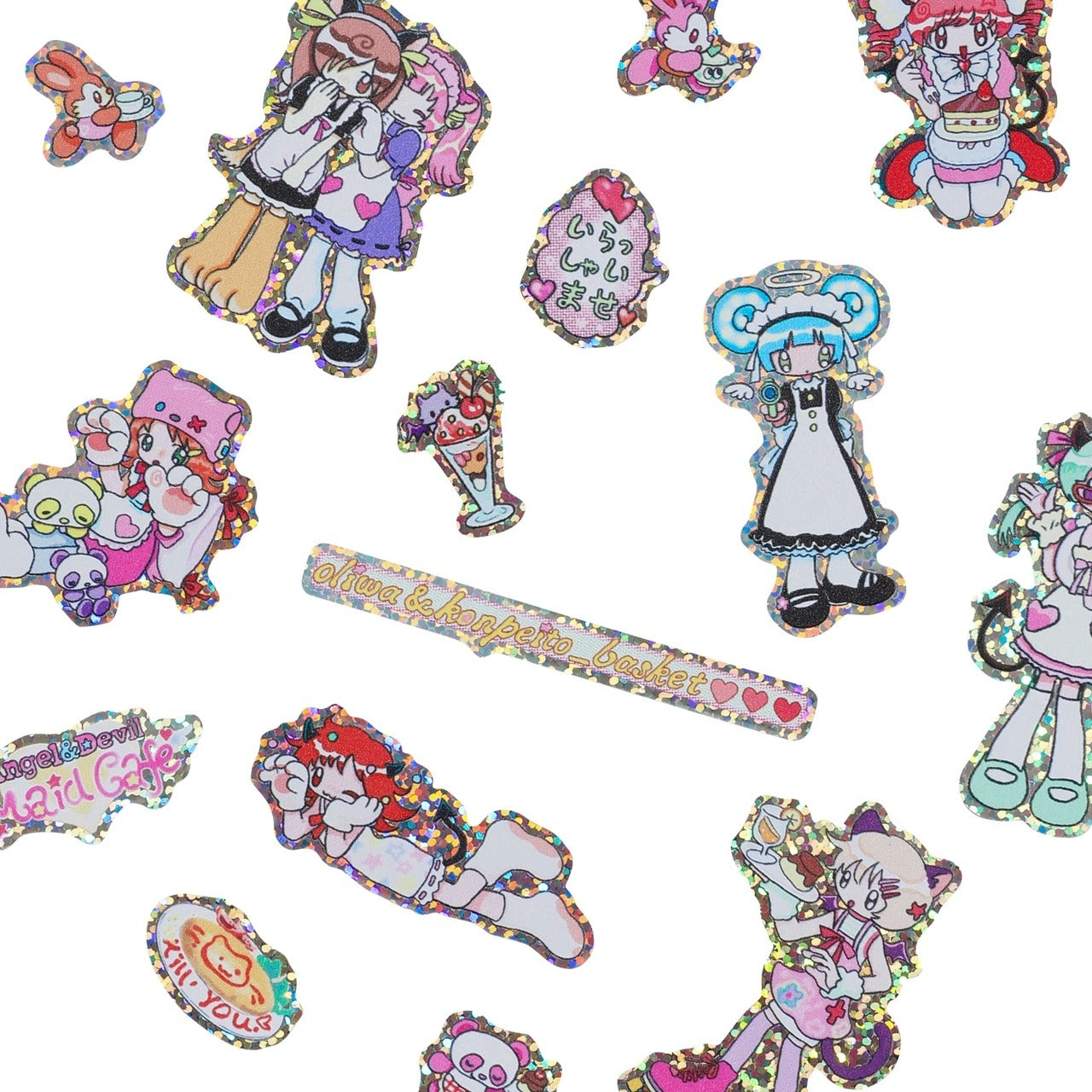 ♡ Oliwa - Angel & Devil Maid Cafe Sticker