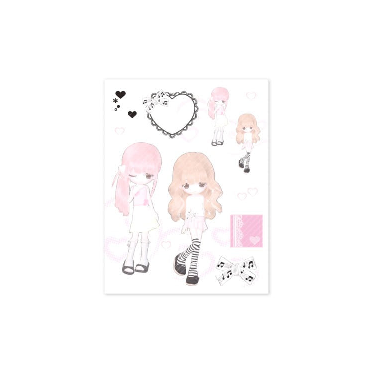 Coral Tree - ribbon point Sticker