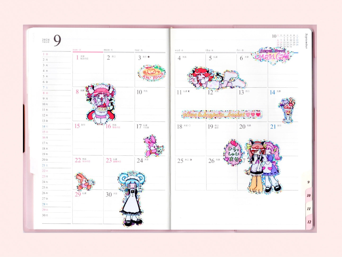 ♡ Oliwa - Angel & Devil Maid Cafe Sticker