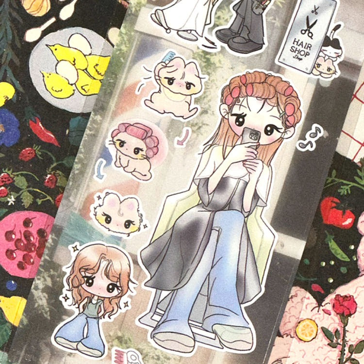 nanasmood - hair salon day sticker