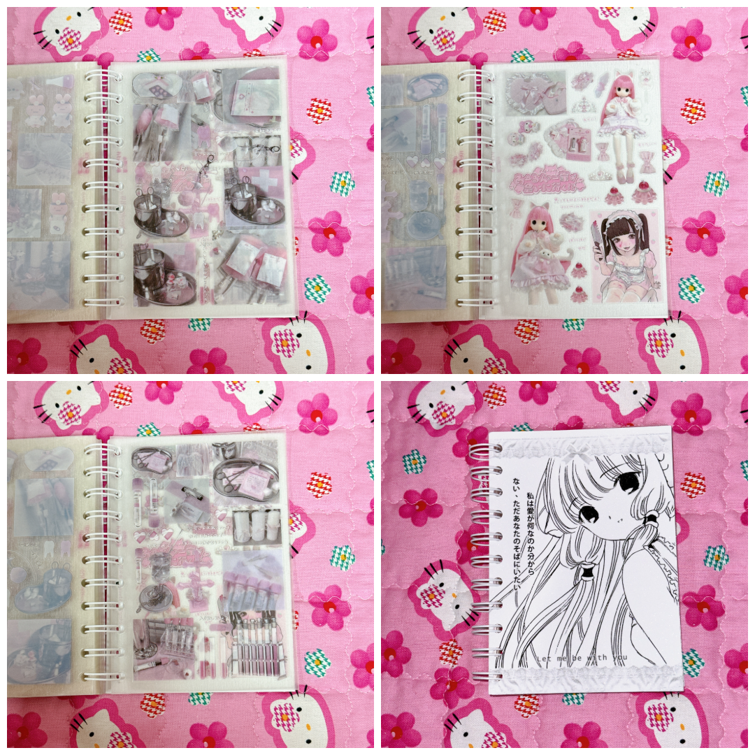 Sticker Book ♡ 30 pages (Full sandy glitter)